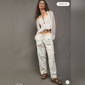 Free People NWOT Tahiti CARGO PANT L